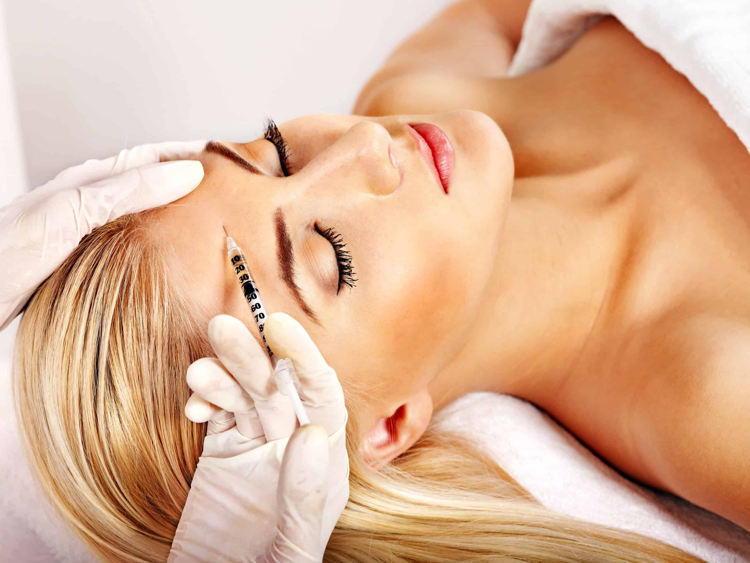 Woman getting cosmetic injection - MD Beauty Spa in Scottsdale, AZ